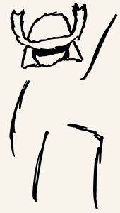 Samurai theatre sketch